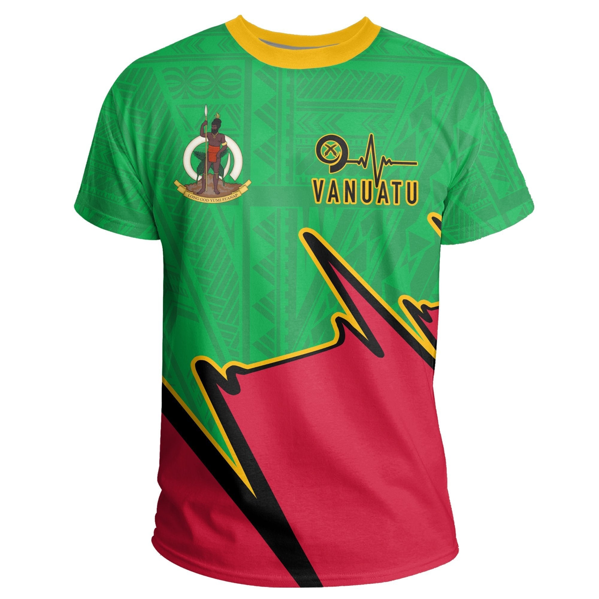 Vanuatu T shirt - Vanuatu In My Heartbeat - Vibe Hoodie Shop