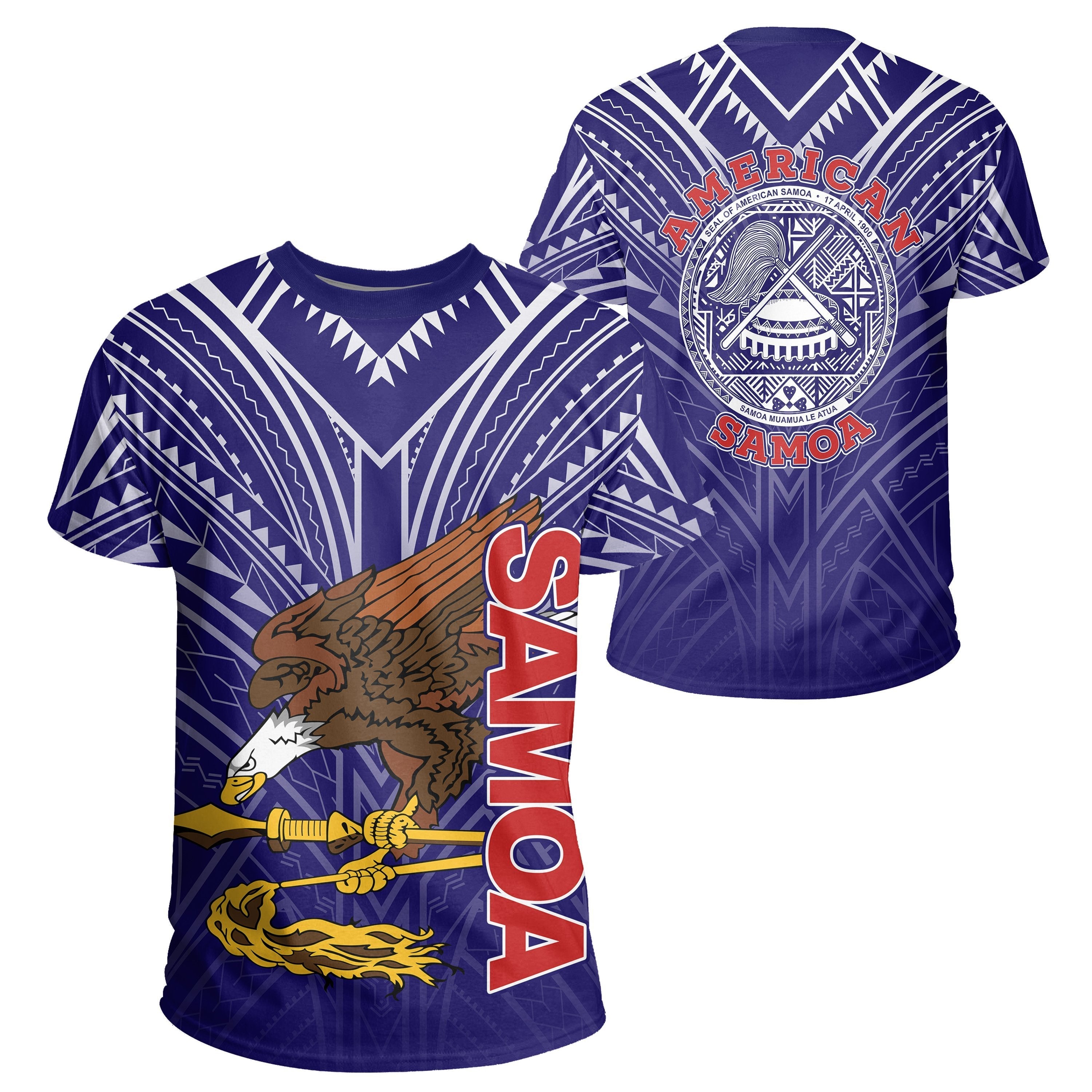 American Samoa T shirt - Samoan Eagle Tee - Vibe Hoodie Shop