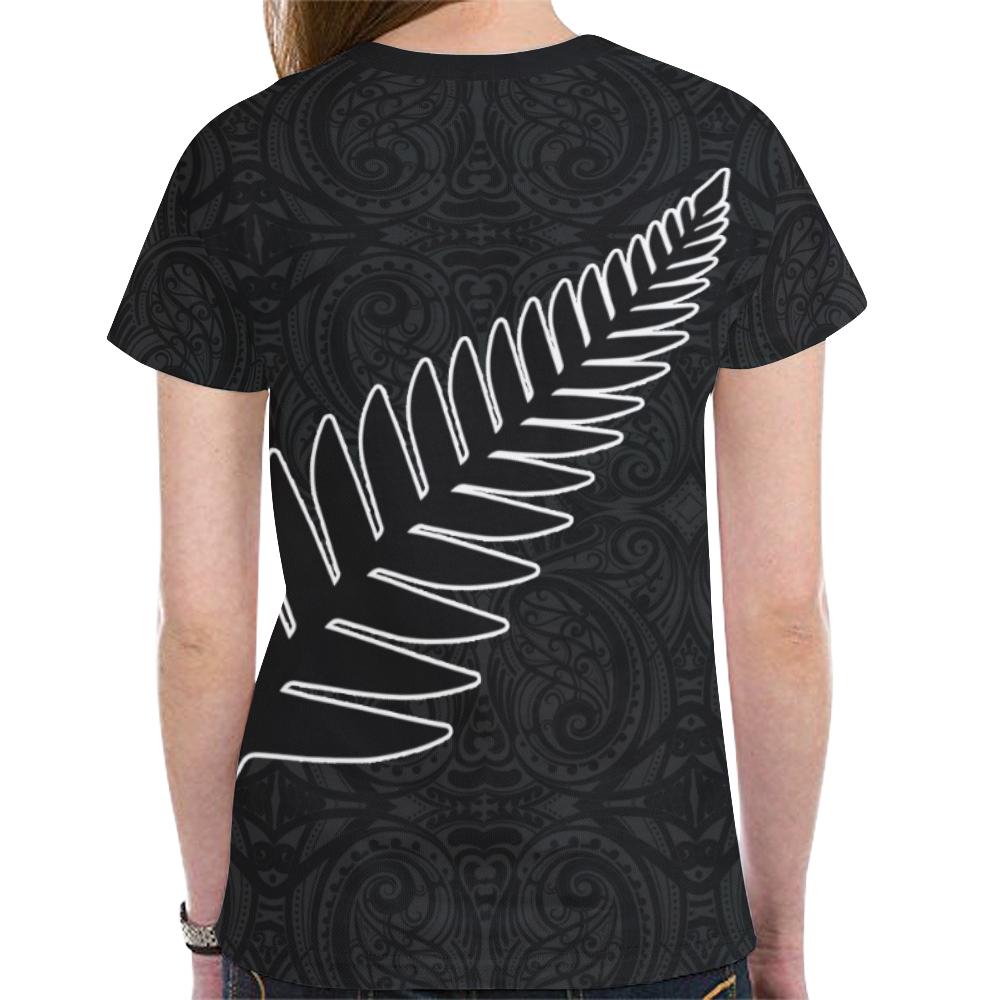 New Zealand Rugby Shirt, Silver Fern Rugby T shirt - Vibe Hoodie Shop