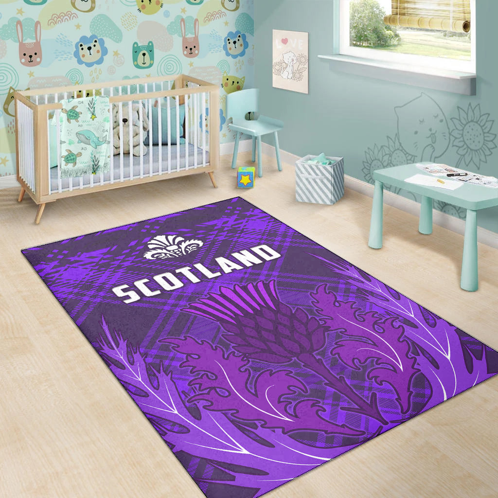 Scotland Area Rug Thistle Scottish Be Unique Ver.02 - Vibe Hoodie Shop