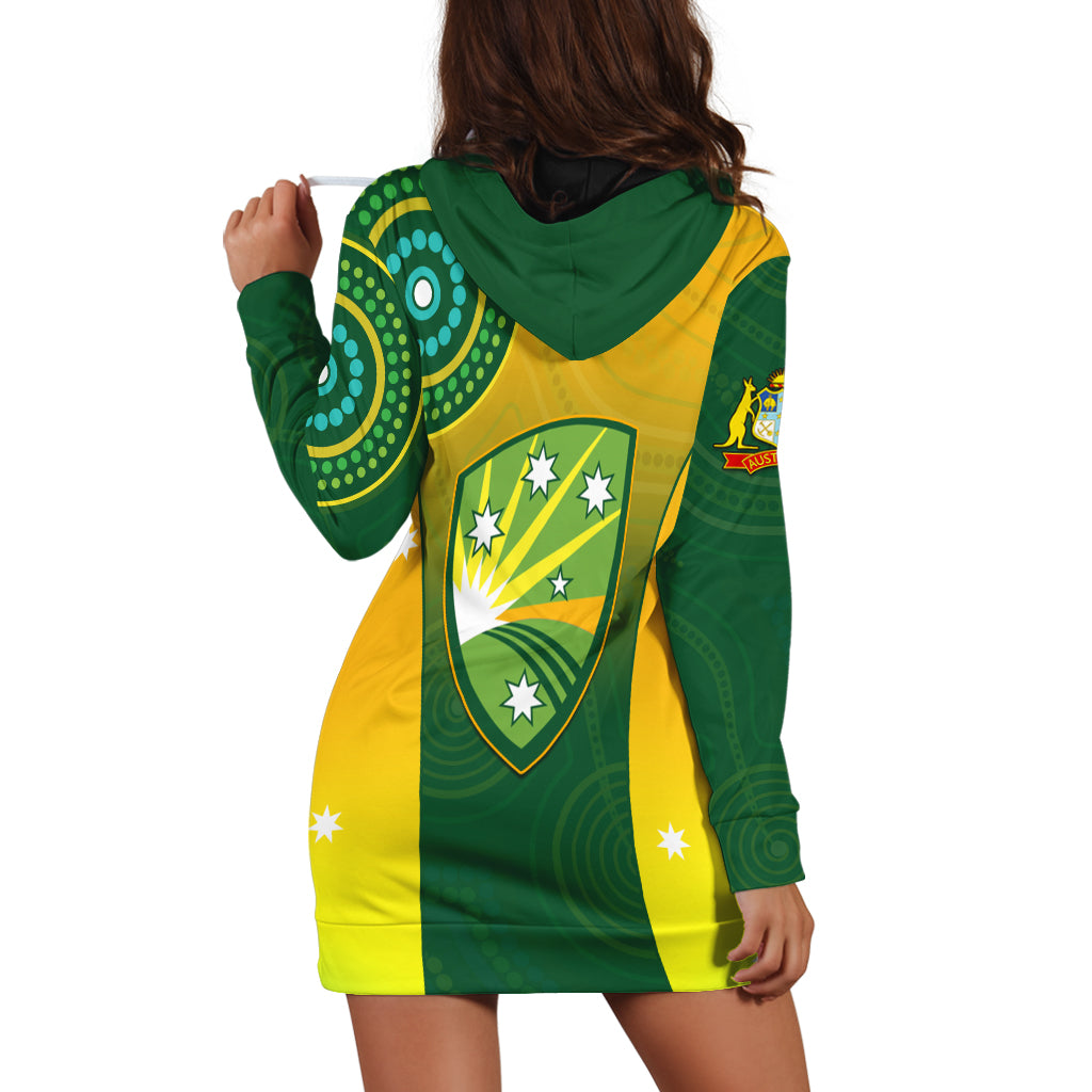 (Custom Personalised) Cricket Australia Hoodie Dress Unique Aboriginal - Vibe Hoodie Shop