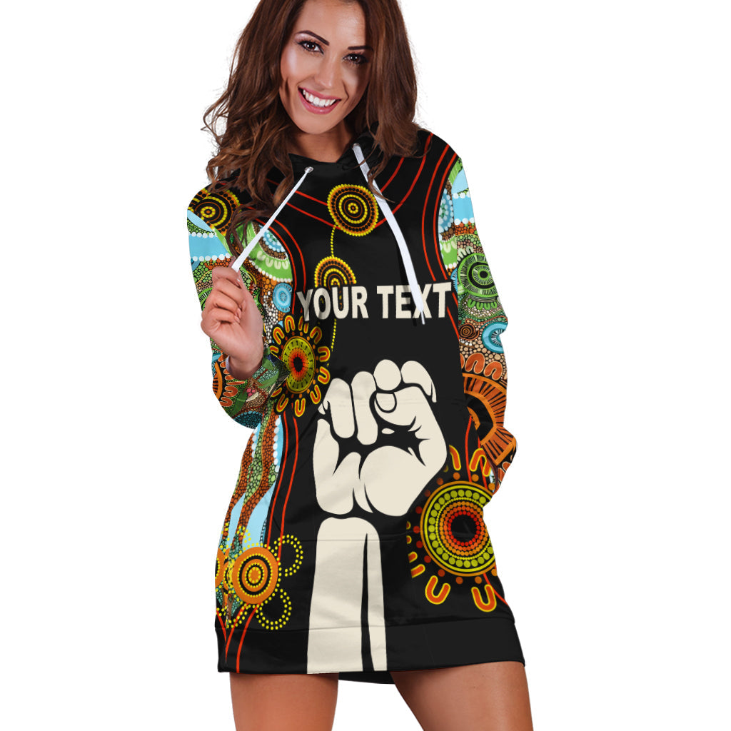 (Custom Personalised) NAIDOC 2022 Hoodie Dress Proud History of Getting Up Standing Up and Showing Up - Vibe Hoodie Shop