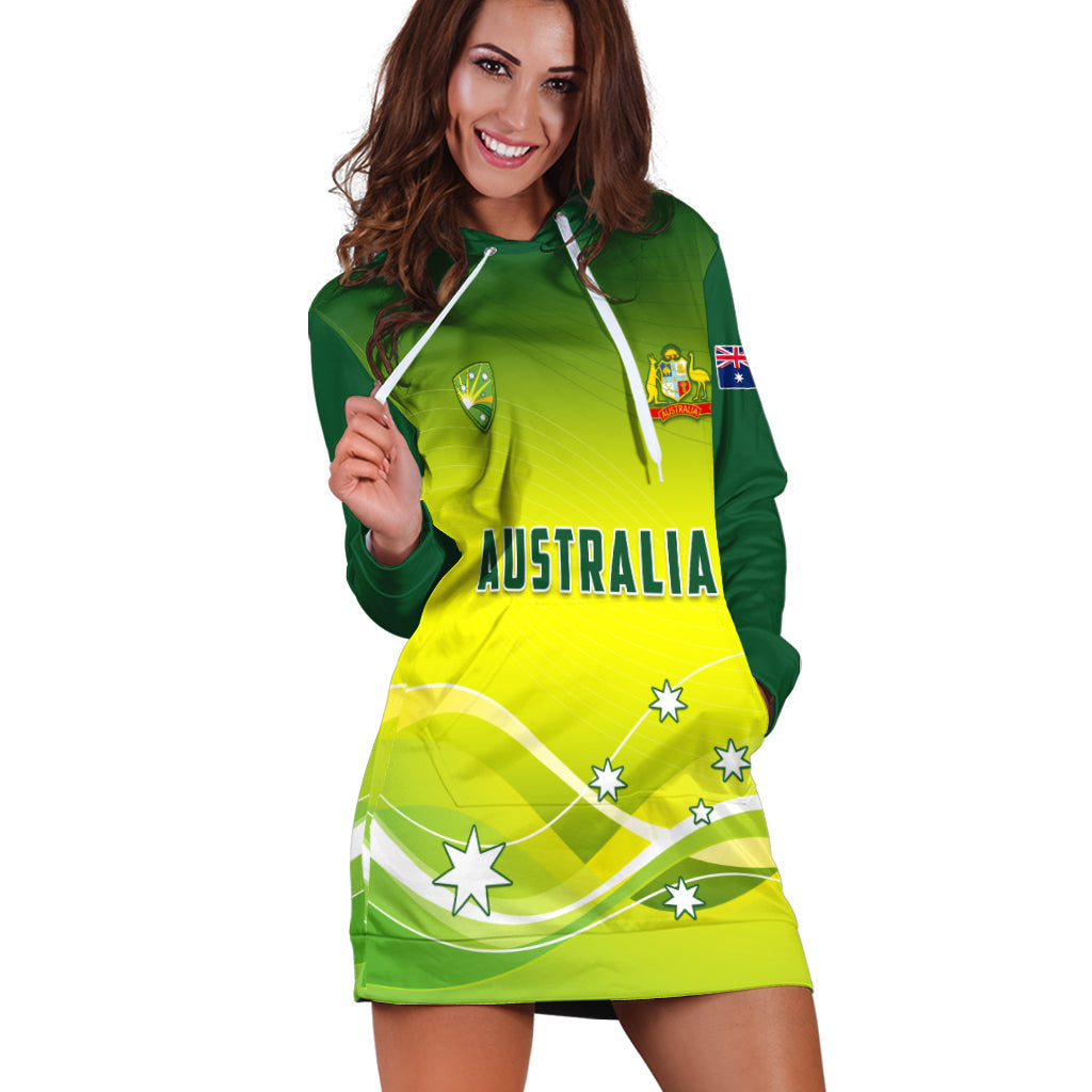 Cricket Australia Hoodie Dress Simple Style - Vibe Hoodie Shop