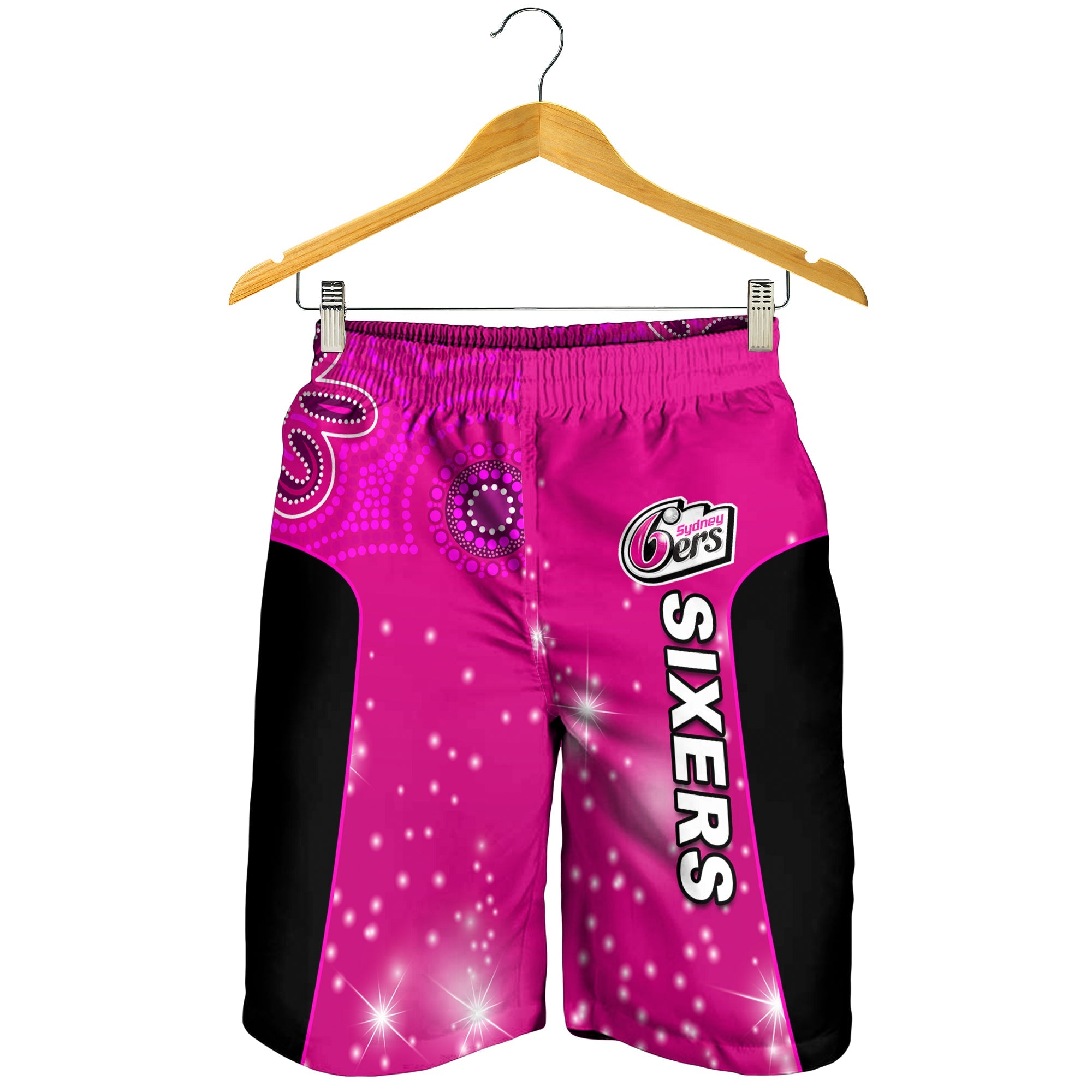 Sydney Sixers Men Shorts Cricket Australia Aboriginal - Vibe Hoodie Shop