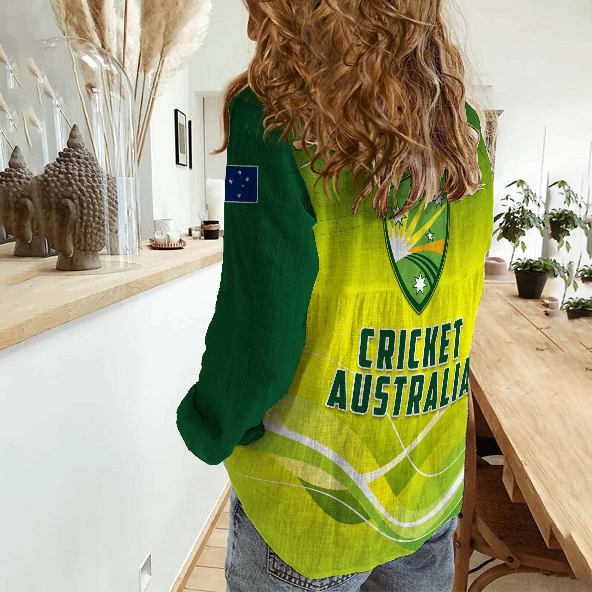 Cricket Australia Women Casual Shirt Simple Style - Vibe Hoodie Shop