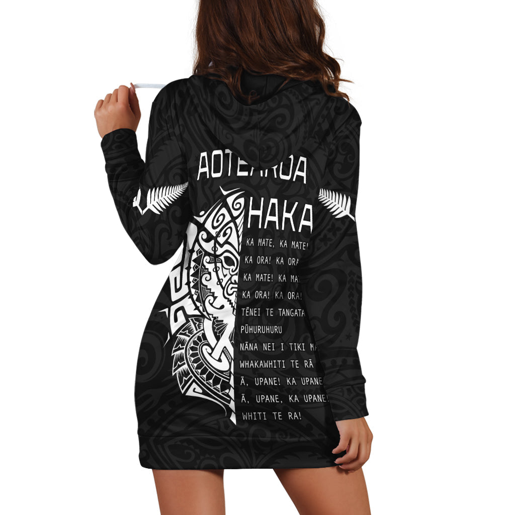New Zealand Rugby Hoodie Dress Haka mix Ta Moko - Vibe Hoodie Shop