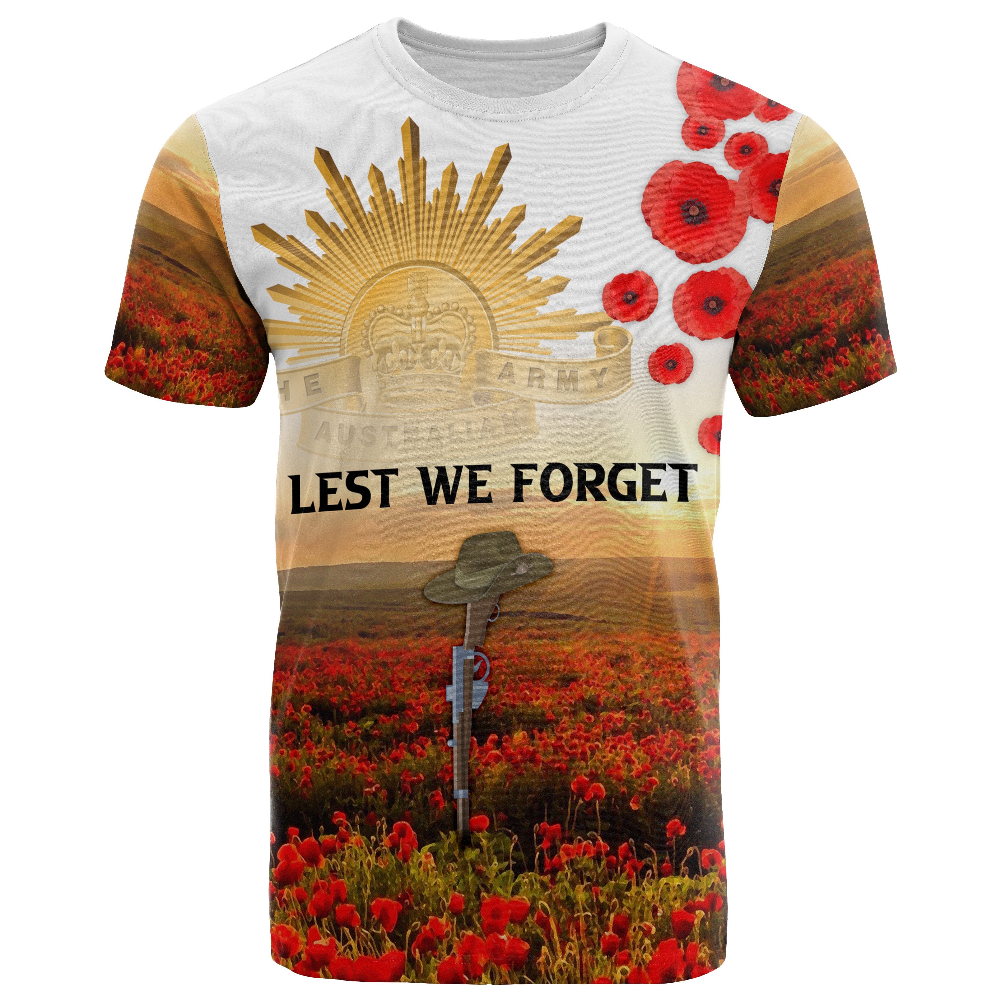 ANZAC Day 2021 T shirts - We Will Remember Them - Vibe Hoodie Shop