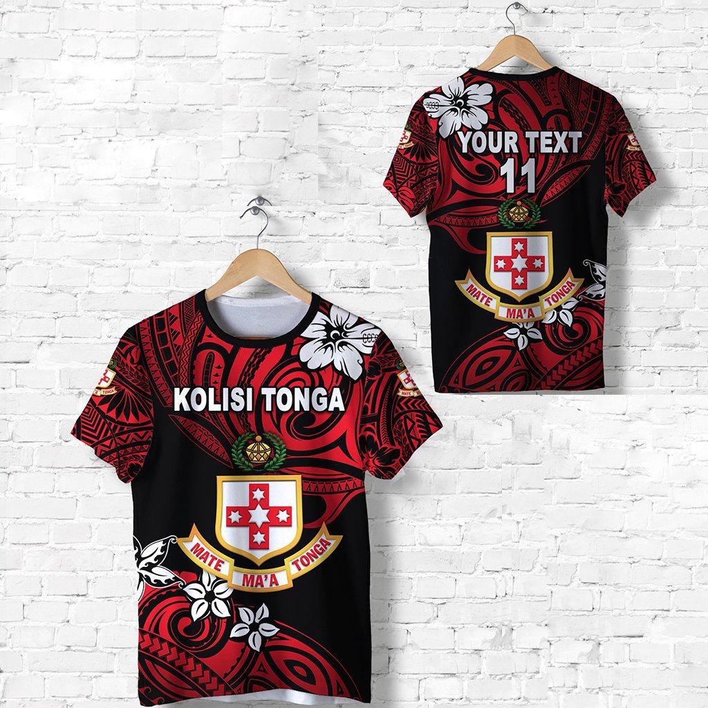 (Custom Personalised) Kolisi Tonga T shirt Mate Ma'a Tonga Unique Vibes, Custom Text and Number - Vibe Hoodie Shop