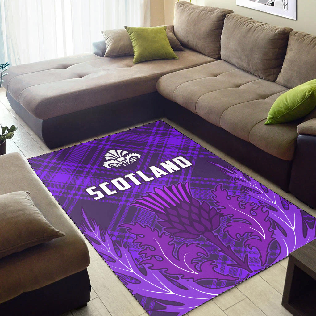 Scotland Area Rug Thistle Scottish Be Unique Ver.02 - Vibe Hoodie Shop