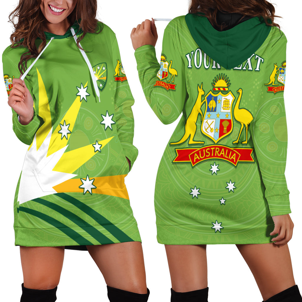 (Custom Personalised) Cricket Australia Hoodie Dress Proud Aussie Aboriginal - Vibe Hoodie Shop