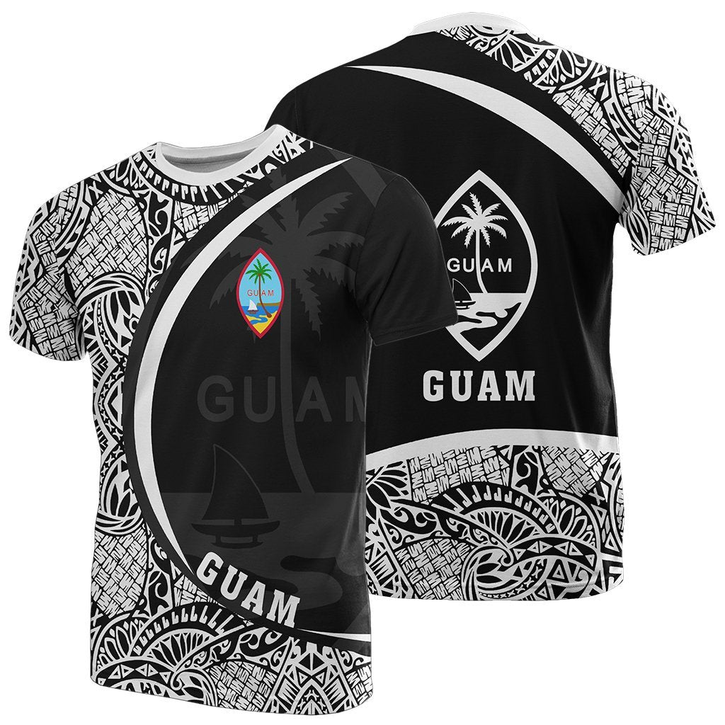 Guam Micronesia T shirt White - Round Style - Vibe Hoodie Shop