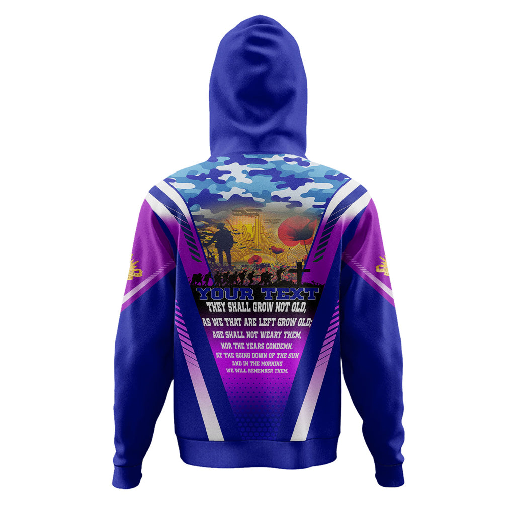 Australia Anzac Camo Hoodie - Custom Anzac Poem Lest We Forget Hoodie - Vibe Hoodie Shop