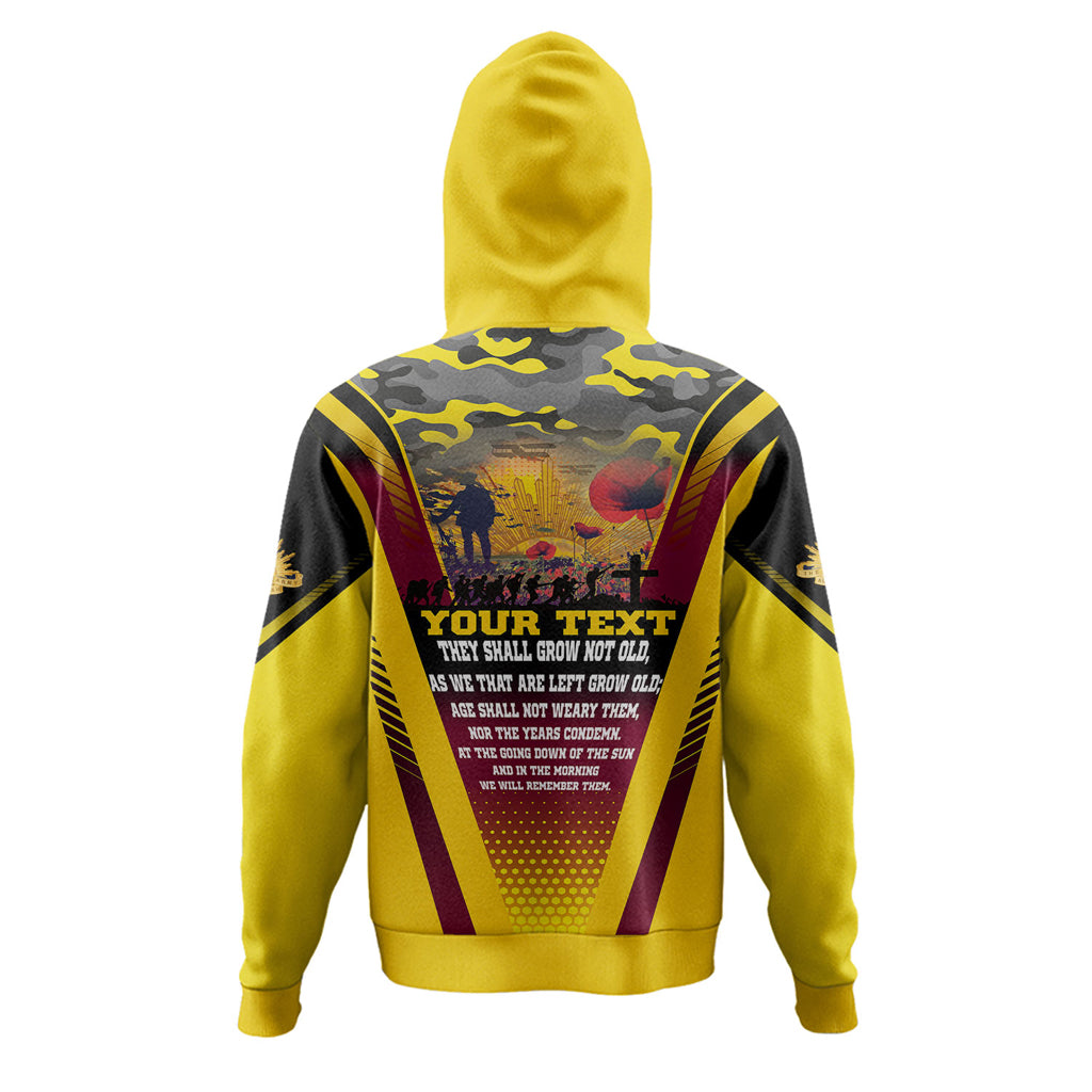 Australia Anzac Camo Hoodie - Custom Anzac Poem Lest We Forget Hoodie - Vibe Hoodie Shop