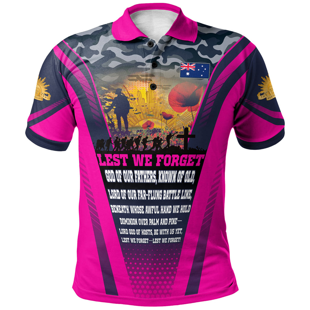 Australia Anzac Camo Polo Shirt - Custom Anzac Poem Lest We Forget Polo Shirt - Vibe Hoodie Shop