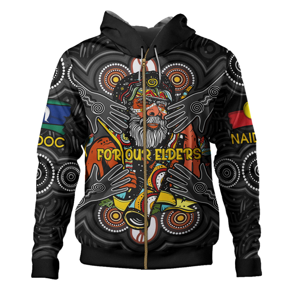 Australia NAIDOC Week Hoodie - Custom For Our Elders Aboriginal Inspired Hoodie - Vibe Hoodie Shop