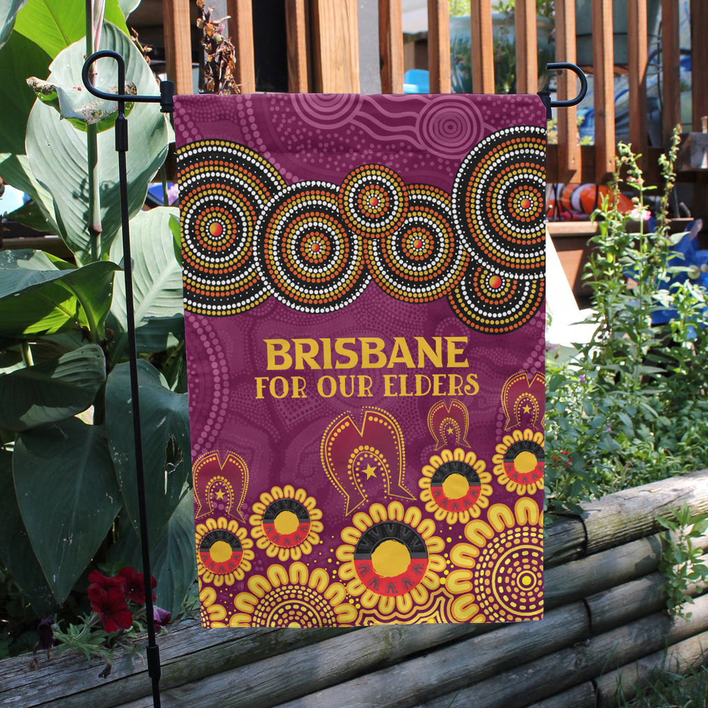 Australia Brisbane City Naidoc Flag - Custom Brisbane City For Our Elders Flag - Vibe Hoodie Shop