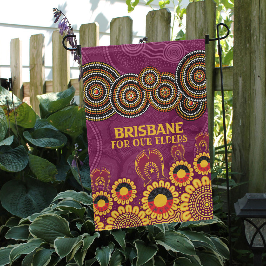 Australia Brisbane City Naidoc Flag - Custom Brisbane City For Our Elders Flag - Vibe Hoodie Shop