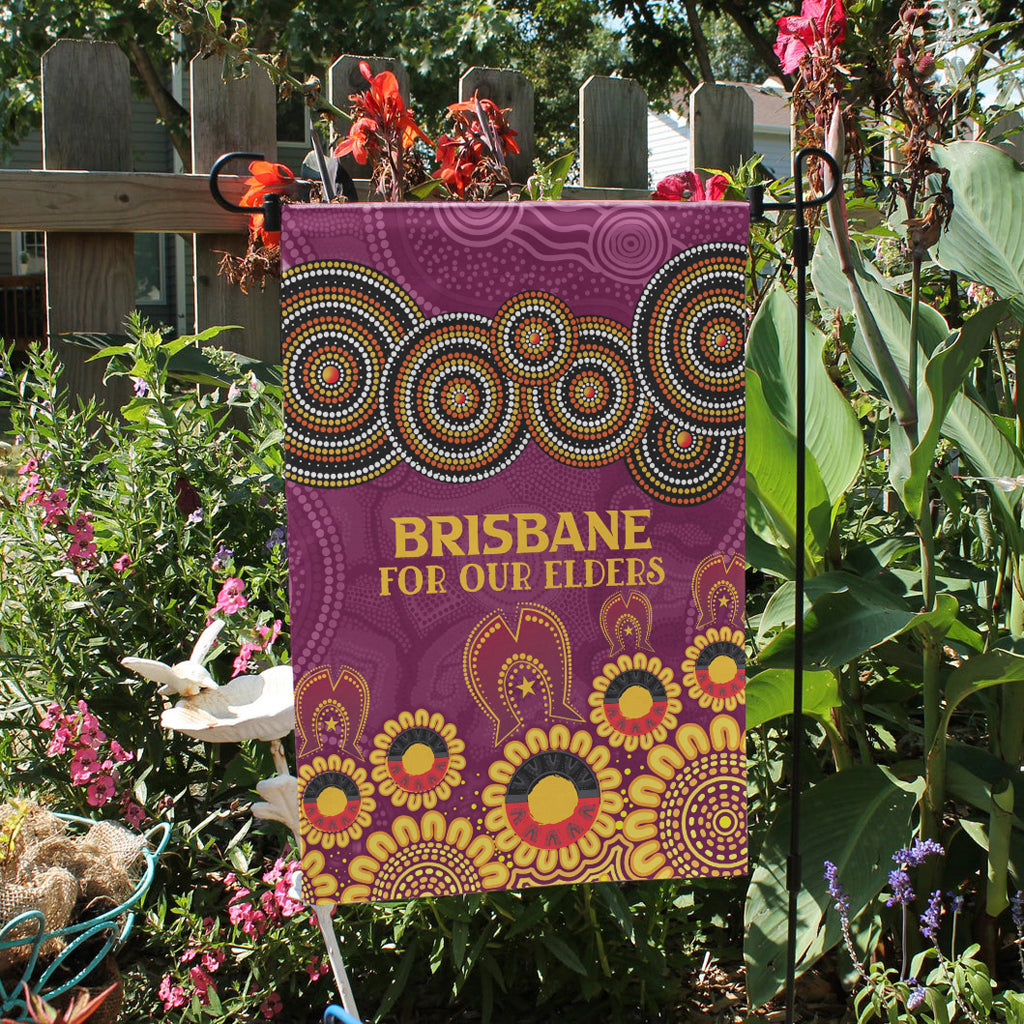 Australia Brisbane City Naidoc Flag - Custom Brisbane City For Our Elders Flag - Vibe Hoodie Shop