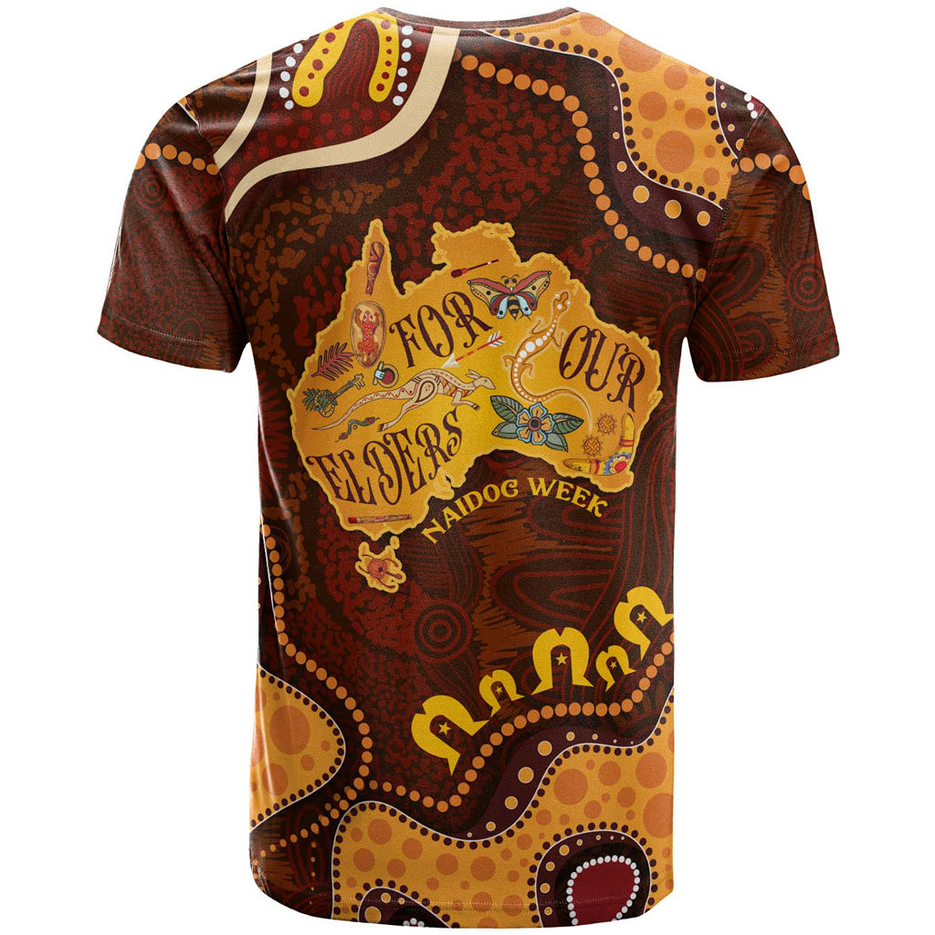 Australia Naidoc Week T-shirt - Custom For Our Elders Naidoc Quotes Aboriginal Inspired Land T-shirt - Vibe Hoodie Shop