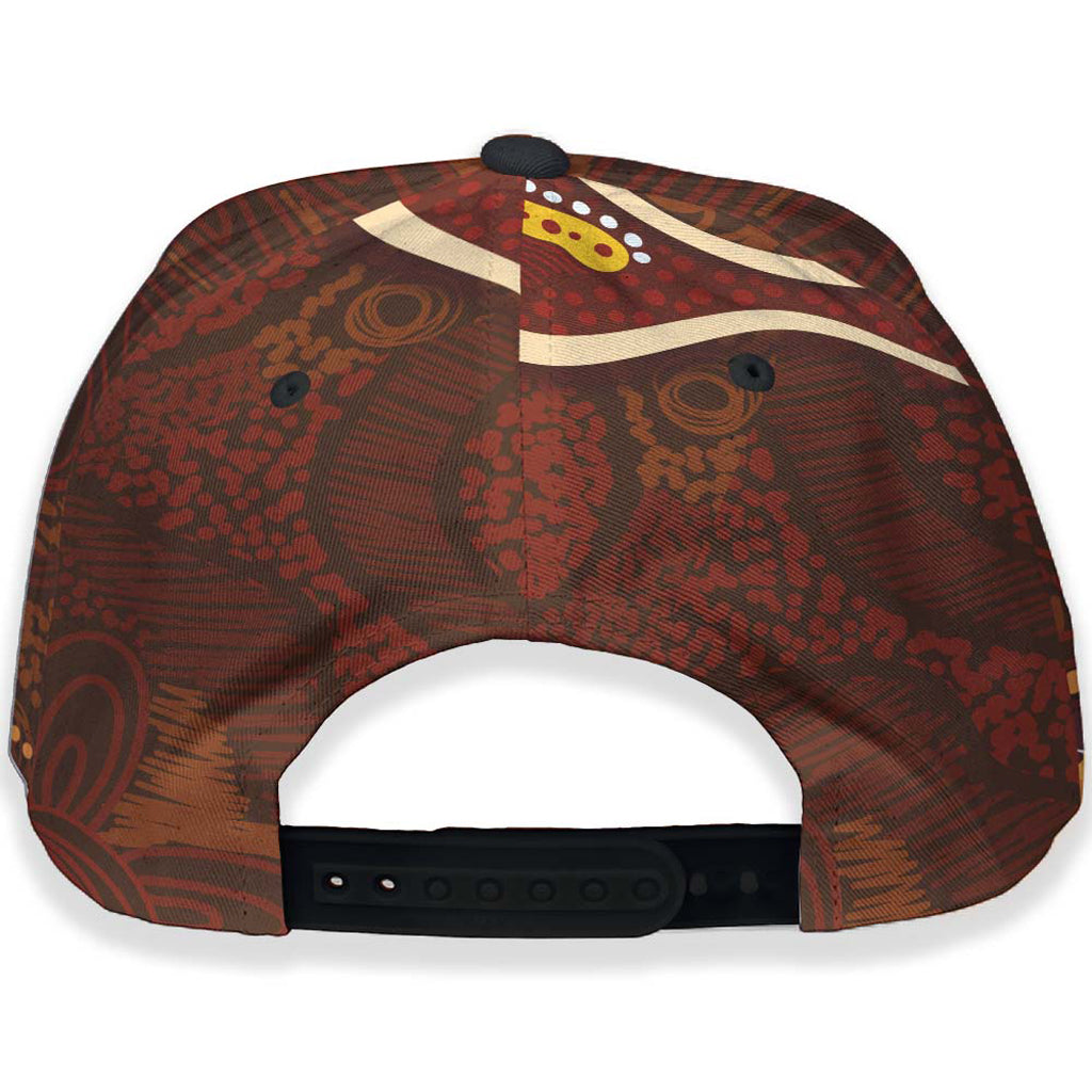 Australia Naidoc Week Cap - For Our Elders Naidoc Quotes Aboriginal Inspired Land Cap - Vibe Hoodie Shop