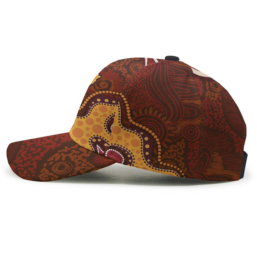 Australia Naidoc Week Cap - For Our Elders Naidoc Quotes Aboriginal Inspired Land Cap - Vibe Hoodie Shop