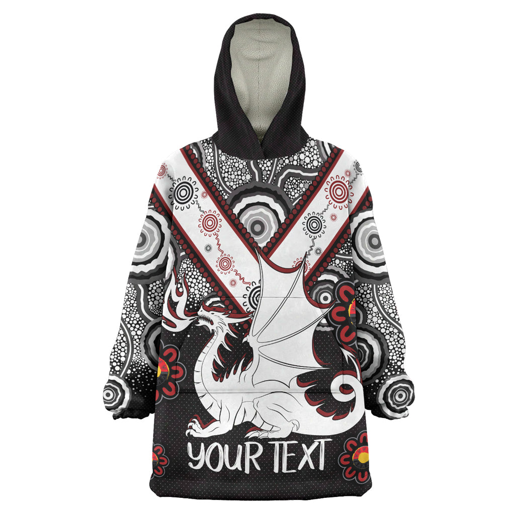 Australia Illawarra and St George Naidoc Wearable Blanket Hoodie - Custom For Our Elders Boomerangs Wearable Blanket Hoodie - Vibe Hoodie Shop