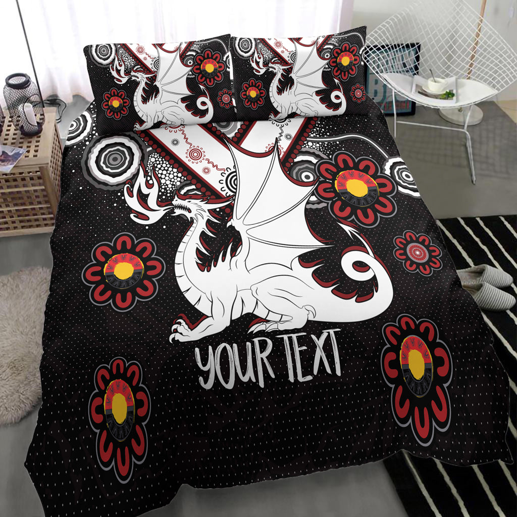 Australia Illawarra and St George Naidoc Bedding Set - Custom For Our Elders Boomerangs Bedding Set - Vibe Hoodie Shop