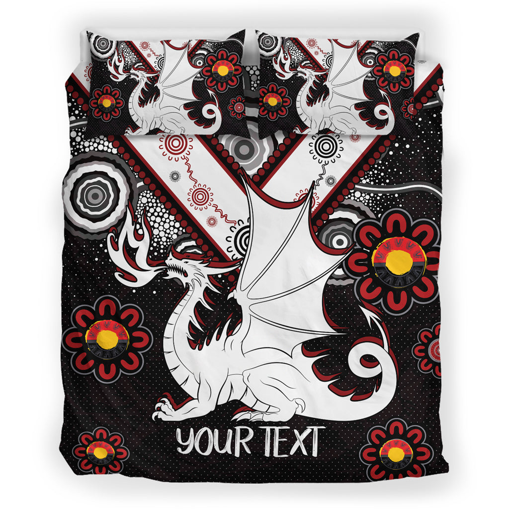 Australia Illawarra and St George Naidoc Bedding Set - Custom For Our Elders Boomerangs Bedding Set - Vibe Hoodie Shop