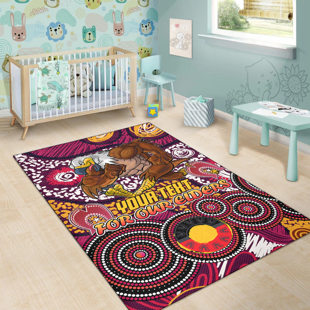 Australia Manly Naidoc Area Rug - Custom For Our Elders Area Rug - Vibe Hoodie Shop