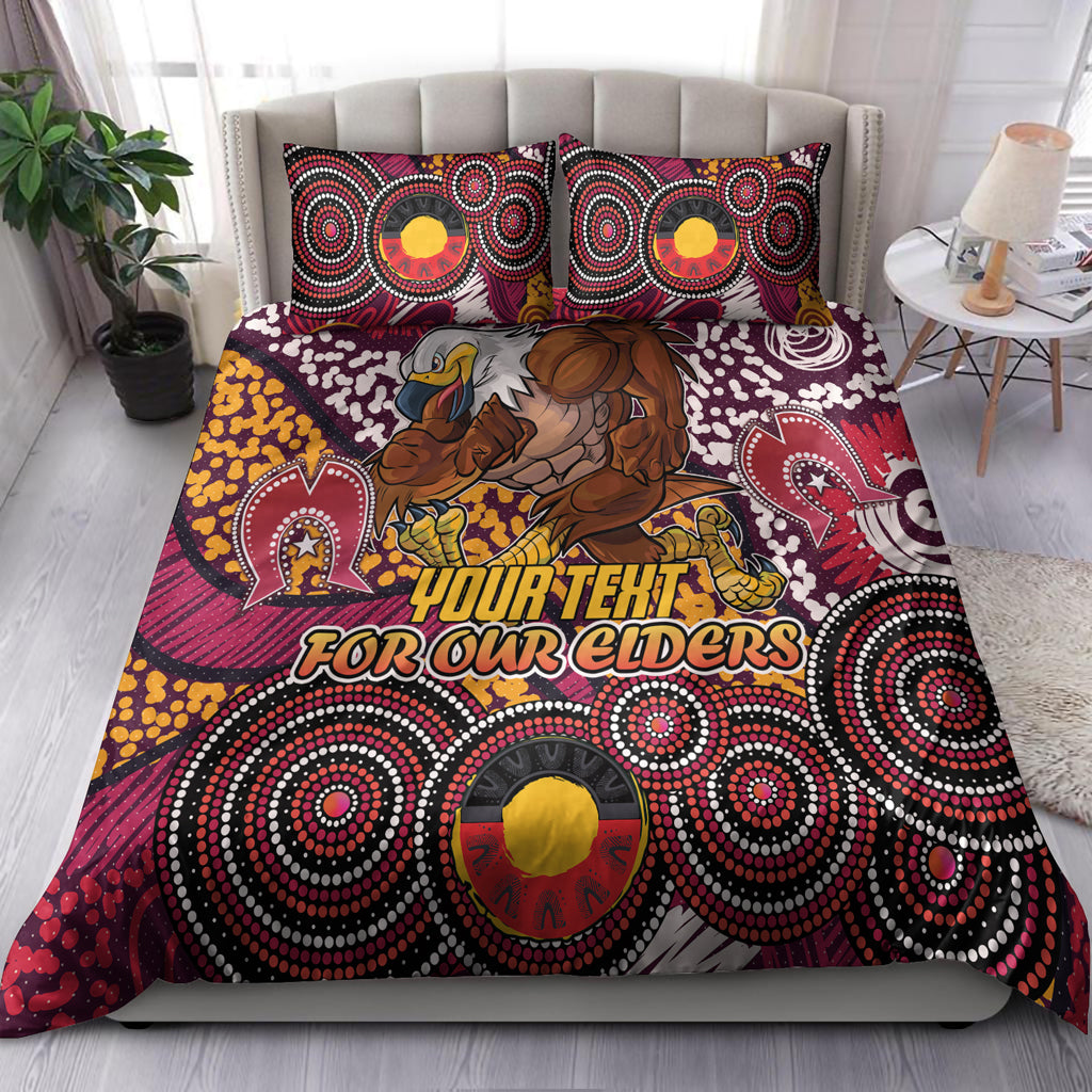 Australia Manly Naidoc Bedding Set - Custom For Our Elders Bedding Set - Vibe Hoodie Shop
