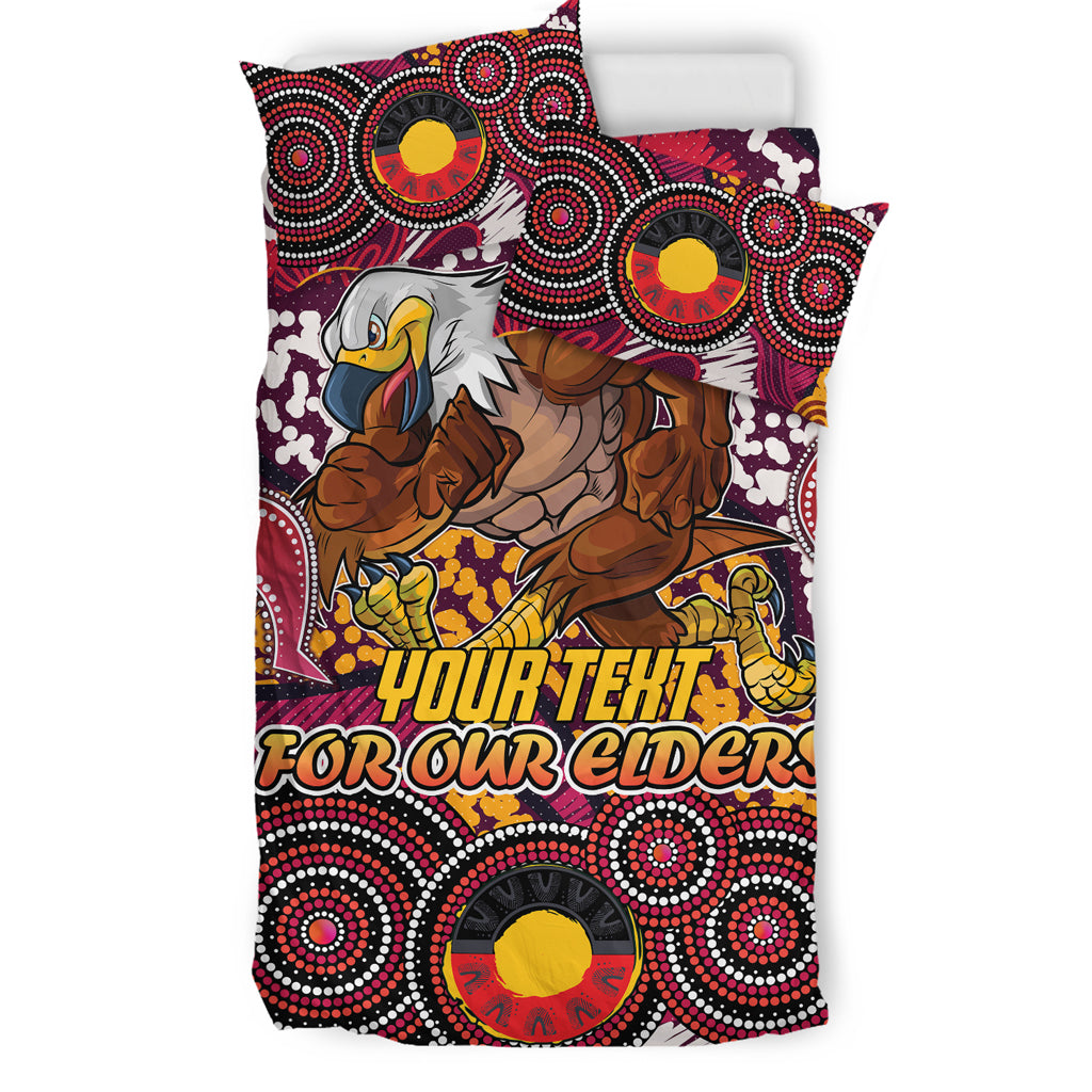 Australia Manly Naidoc Bedding Set - Custom For Our Elders Bedding Set - Vibe Hoodie Shop