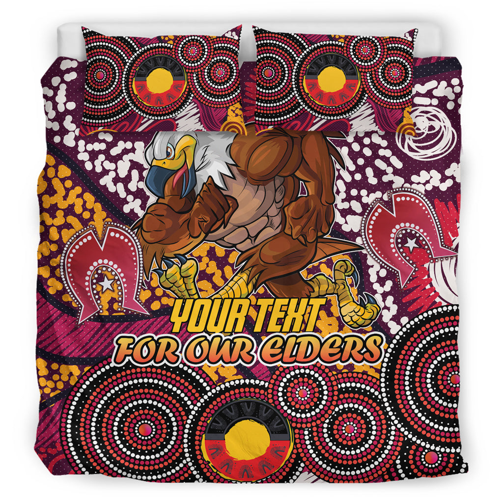 Australia Manly Naidoc Bedding Set - Custom For Our Elders Bedding Set - Vibe Hoodie Shop