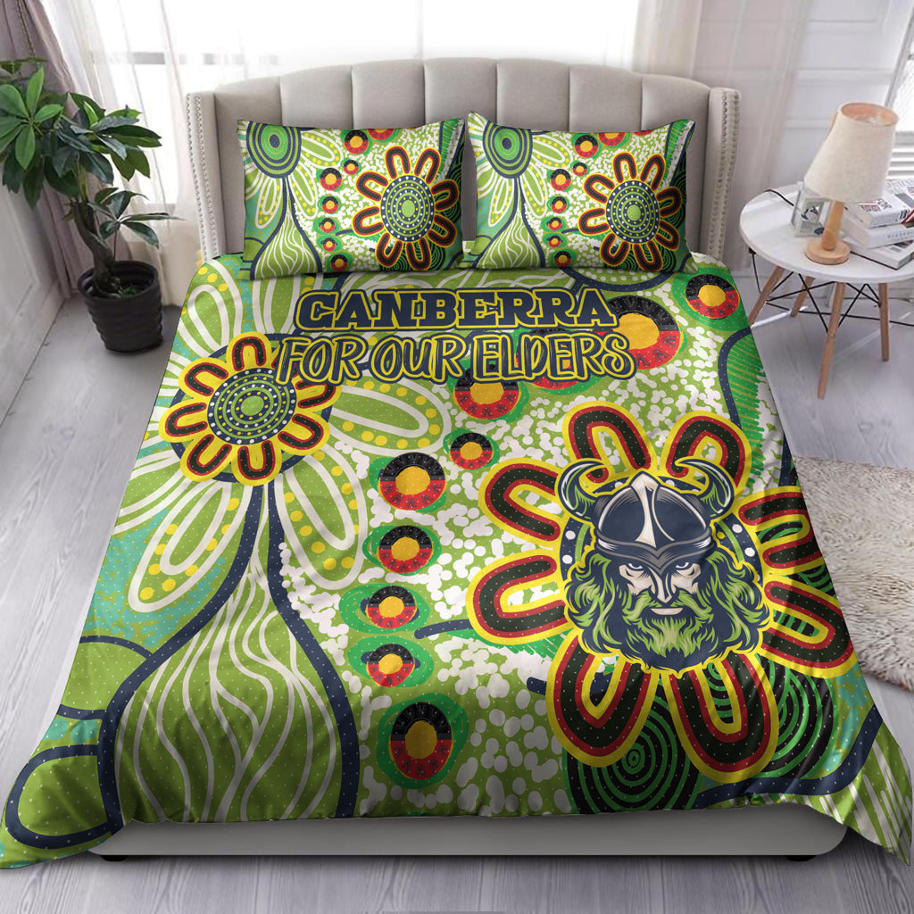 Australia Canberra Naidoc Bedding Set - Custom For Our Elders Bedding Set - Vibe Hoodie Shop