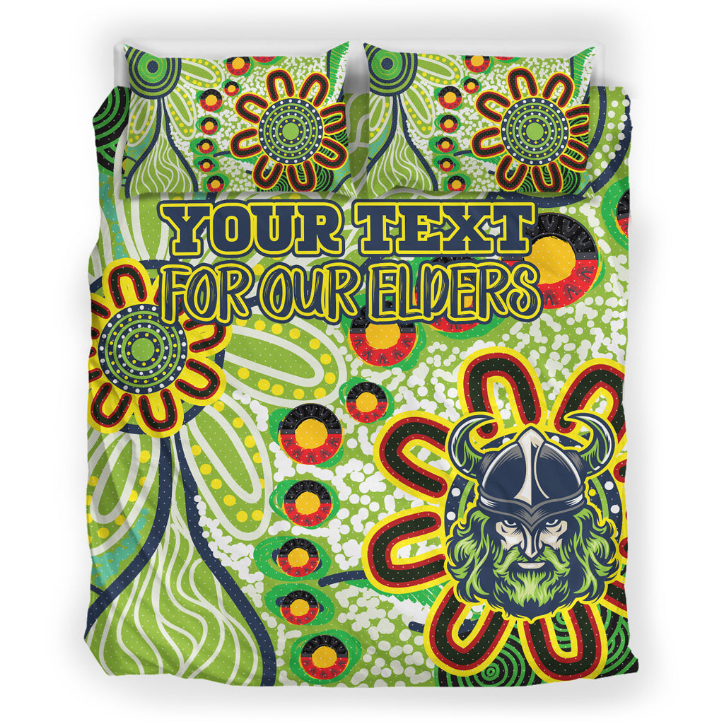 Australia Canberra Naidoc Bedding Set - Custom For Our Elders Bedding Set - Vibe Hoodie Shop
