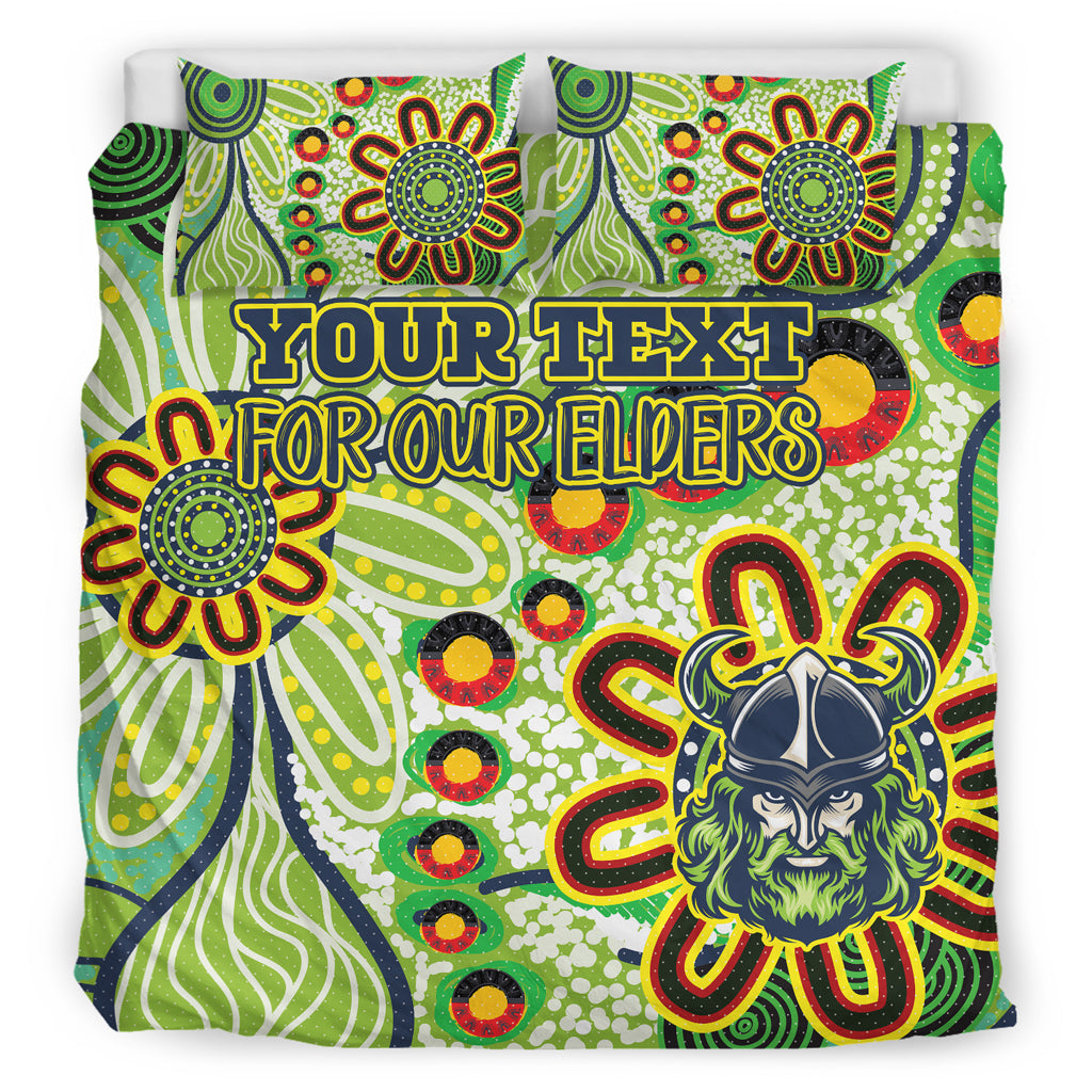 Australia Canberra Naidoc Bedding Set - Custom For Our Elders Bedding Set - Vibe Hoodie Shop