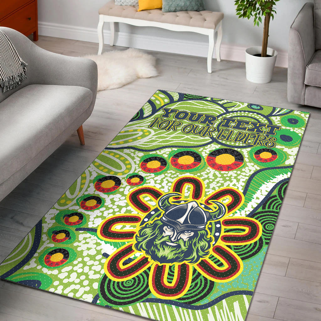 Australia Canberra Naidoc Area Rug - Custom For Our Elders Area Rug - Vibe Hoodie Shop