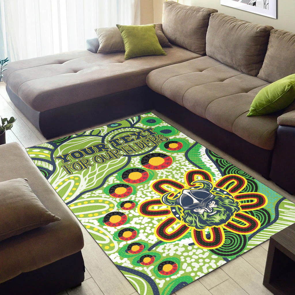 Australia Canberra Naidoc Area Rug - Custom For Our Elders Area Rug - Vibe Hoodie Shop