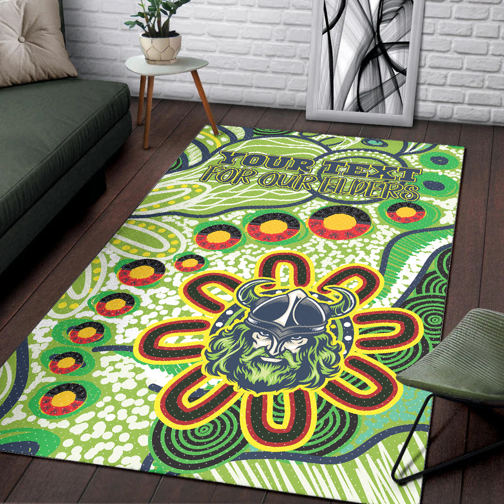 Australia Canberra Naidoc Area Rug - Custom For Our Elders Area Rug - Vibe Hoodie Shop