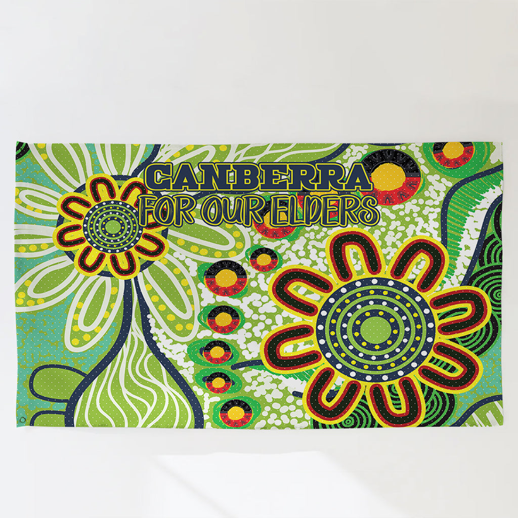 Australia Canberra Naidoc Flag - Custom For Our Elders Flag - Vibe Hoodie Shop