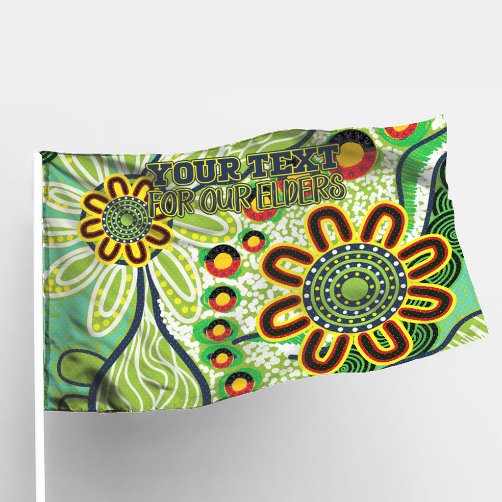 Australia Canberra Naidoc Flag - Custom For Our Elders Flag - Vibe Hoodie Shop