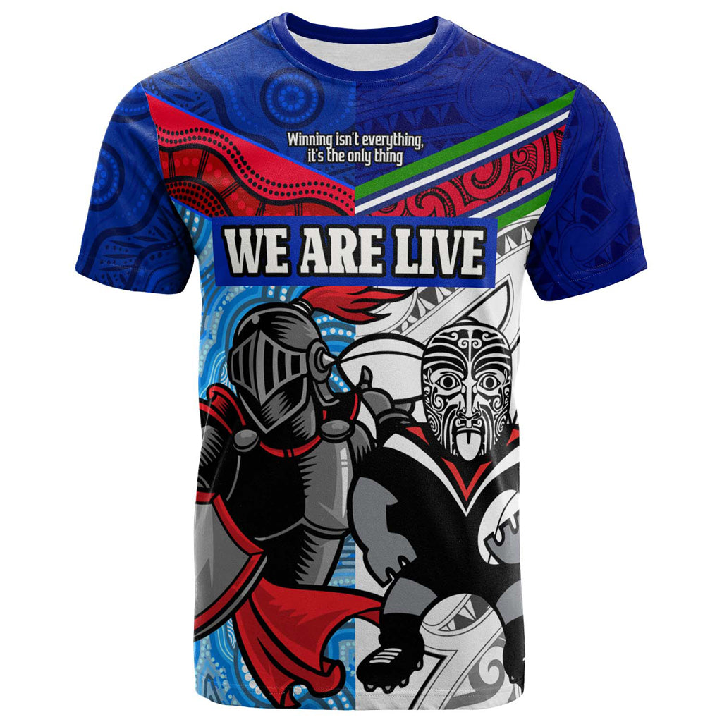 Australia Newcastle VS New Zealand Custom T-shirt - Australia Big Match Proud Of Culture - Vibe Hoodie Shop