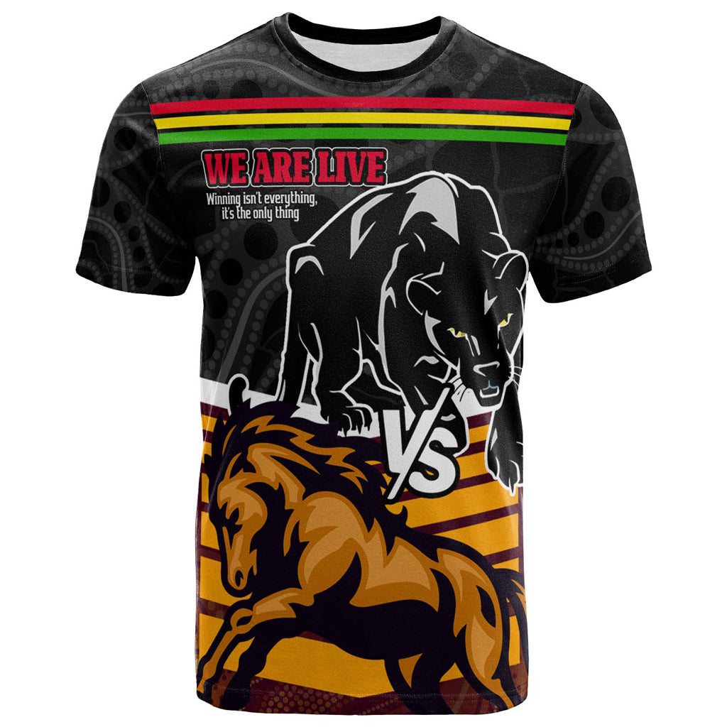 Australia Penrith VS Brisbane City Custom T-shirt - Australia Big Match Proud Of Culture - Vibe Hoodie Shop
