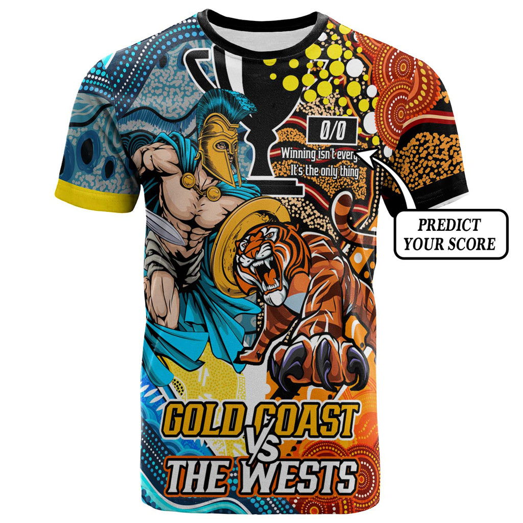 Australia Gold Coast VS South Western of Sydney Custom T-shirt - Australia Big Match Proud Of Culture - Vibe Hoodie Shop