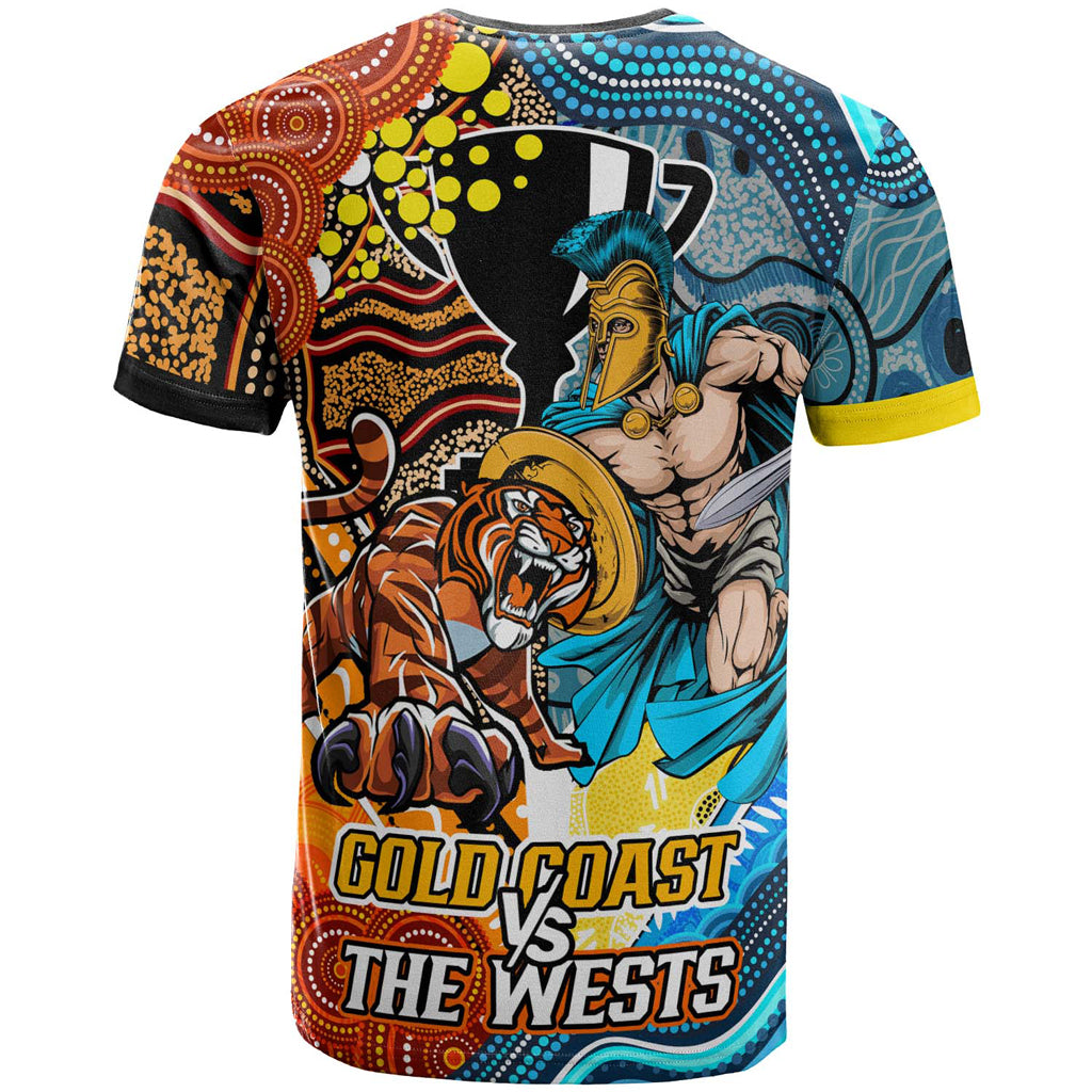 Australia Gold Coast VS South Western of Sydney Custom T-shirt - Australia Big Match Proud Of Culture - Vibe Hoodie Shop