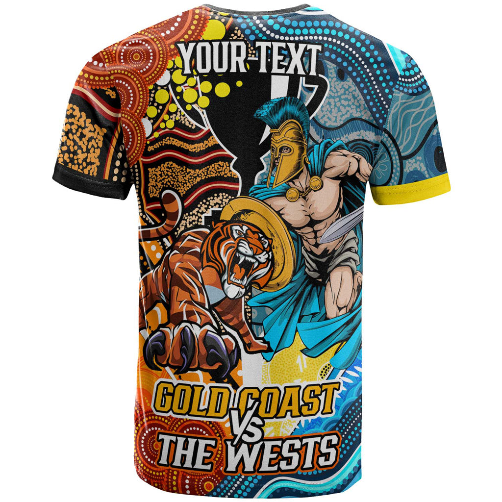 Australia Gold Coast VS South Western of Sydney Custom T-shirt - Australia Big Match Proud Of Culture - Vibe Hoodie Shop