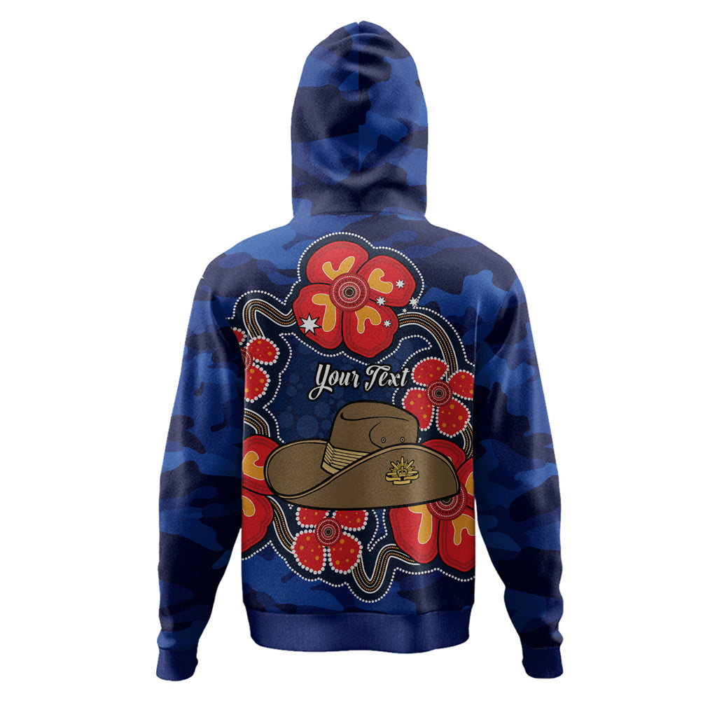 Australia Anzac Camo Custom Hoodie - Anzac Poppies Flower Lest We Forget Hoodie - Vibe Hoodie Shop