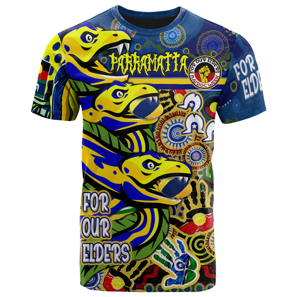 Australia Parramatta Naidoc T-shirt - Custom Parramatta Naidoc Week For Our Elders Aboriginal Inspired T-shirt - Vibe Hoodie Shop