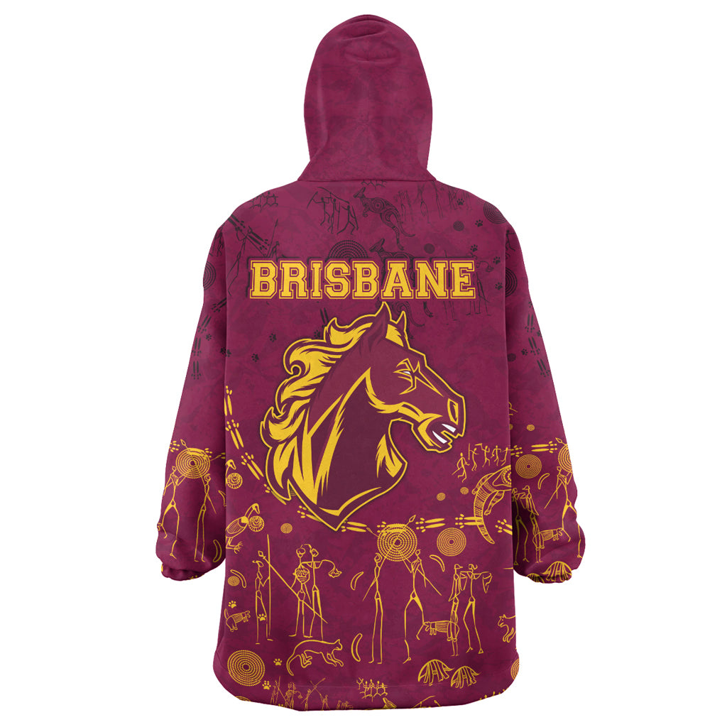 Australia Brisbane City Wearable Blanket Hoodie - Custom Brisbane City Life Wearable Blanket Hoodie - Vibe Hoodie Shop