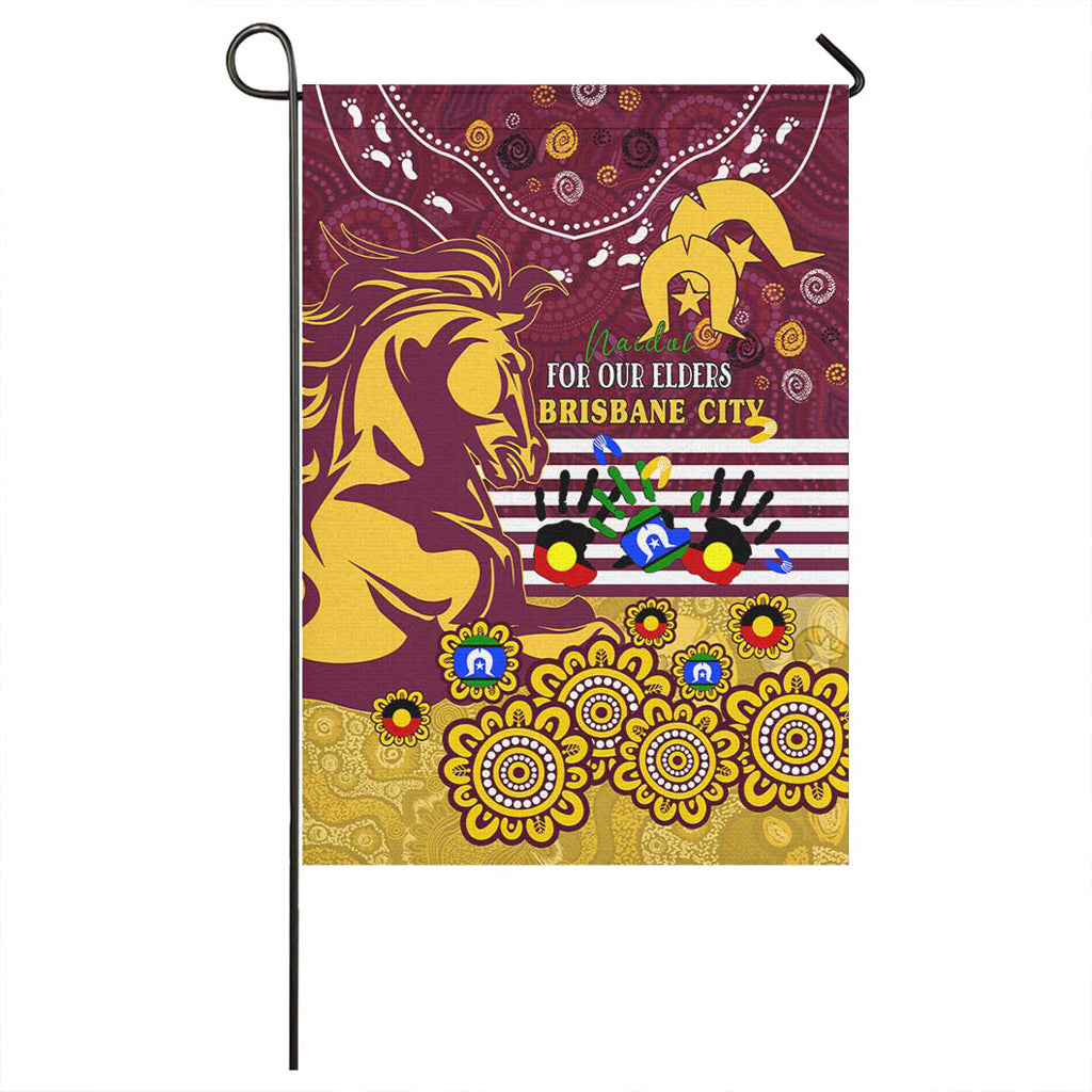 Australia Brisbane City Naidoc Week Flag - For Our Elders Brisbane City Aboriginal Inspired Flag - Vibe Hoodie Shop