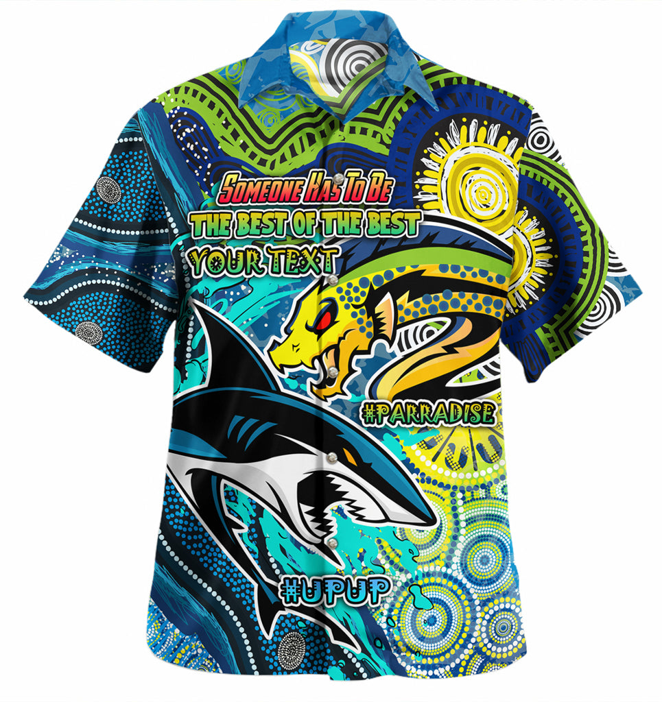 Australia Parramatta Vs Cronulla Custom Hawaiian Shirt- The Best of The Best Shirt - Vibe Hoodie Shop